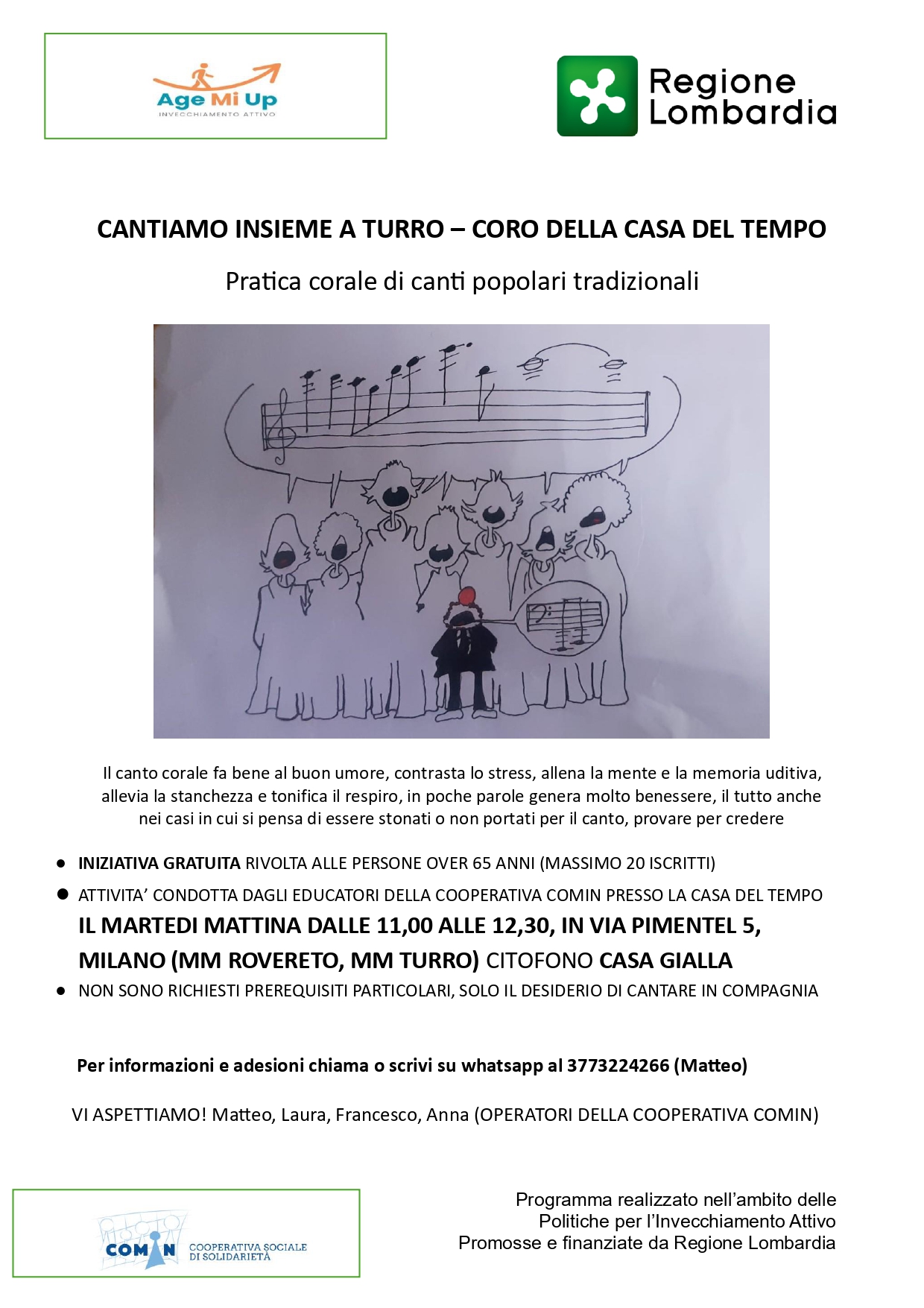 CANTIAMO INSIEME A TURRO - AGE ME UP