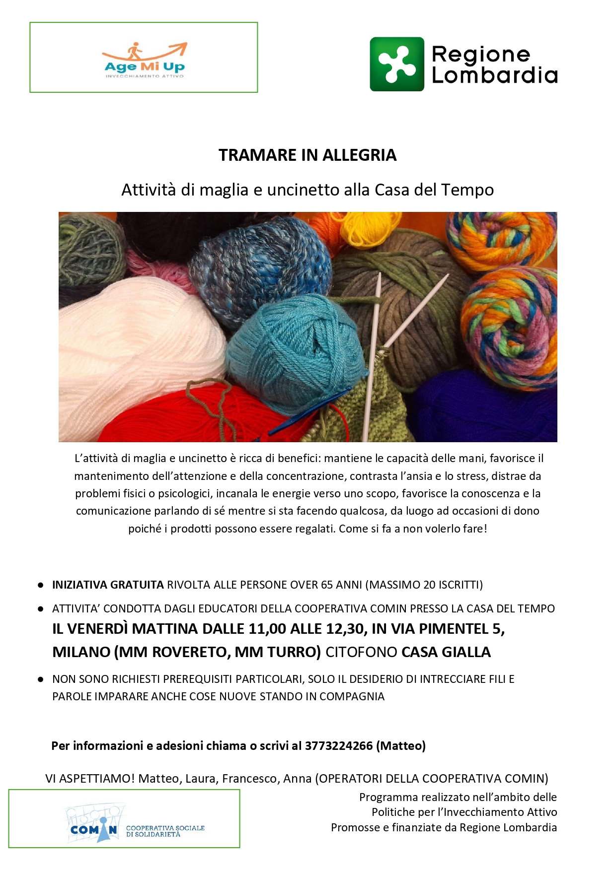 TRAMARE IN ALLEGRIA - AGE ME UP